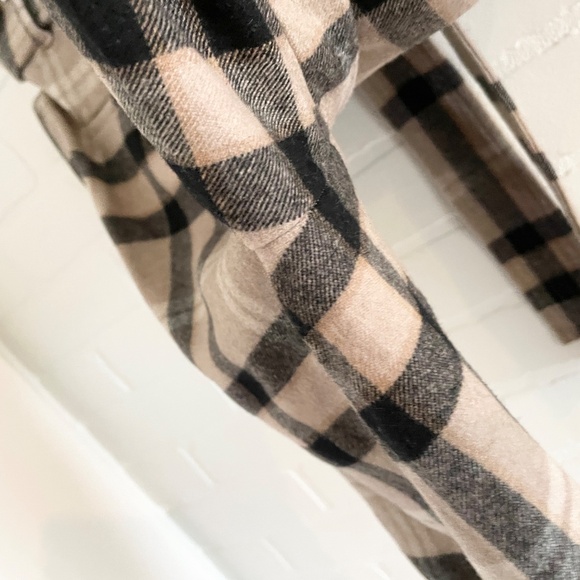 Aritzia Wilfred Tie-front Pants Trousers Wool Cashmere Blend Plaid Academia Sz 2 - Picture 10 of 15